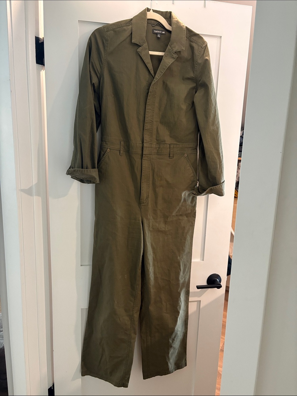 Toad&Co Olive Green Utility Jumpsuit